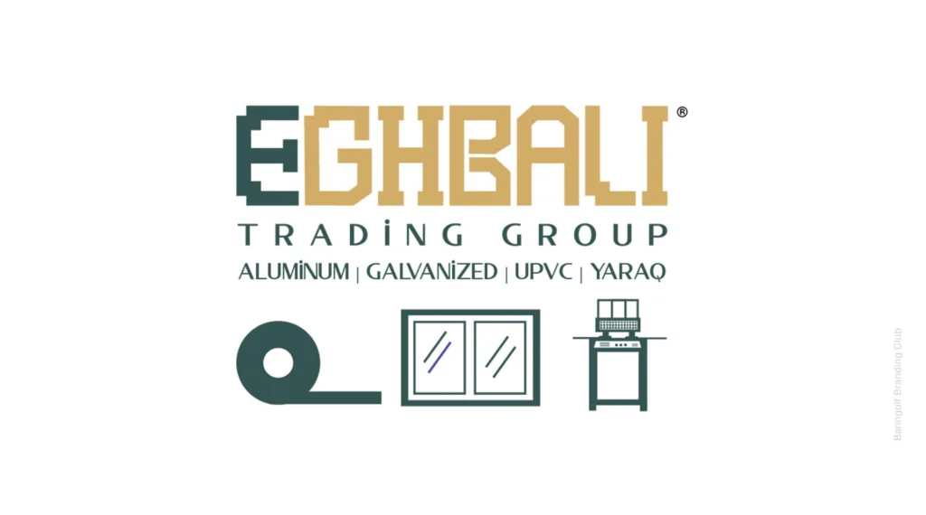 طراحی لوگو بازرگانی- اقبالی آلومینیوم