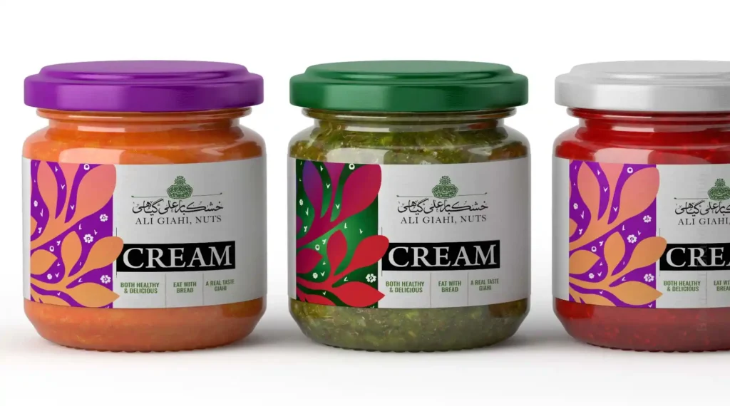 طراحی لیبل ادویه خشکبار- علی گیاهی